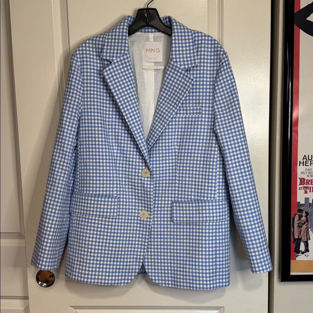 Mango Gingham Blazer - Picture 8 of 14